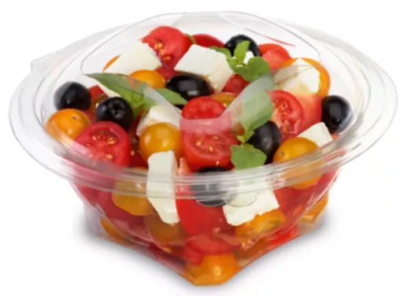 Barquette salade a couvercle déchirable, saladier Sekipack Visuel 1 principal